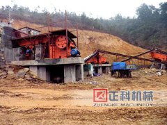 石料生产线工艺过程中反击式宅男免费视频的使用